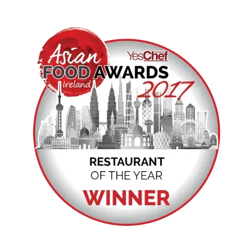 Asian food awards 2017 ireland restaurant of the year winner
