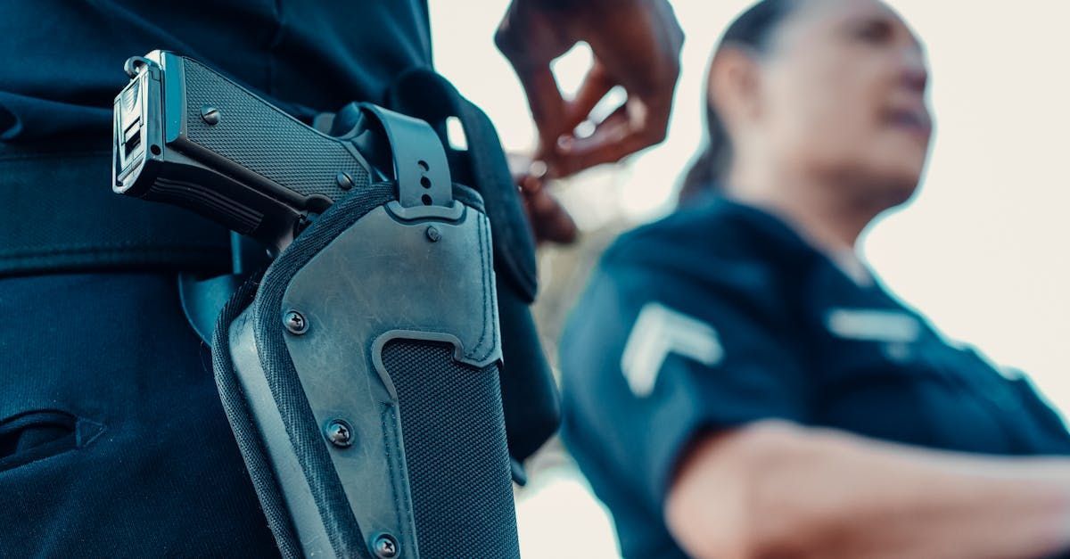 gun on a holster