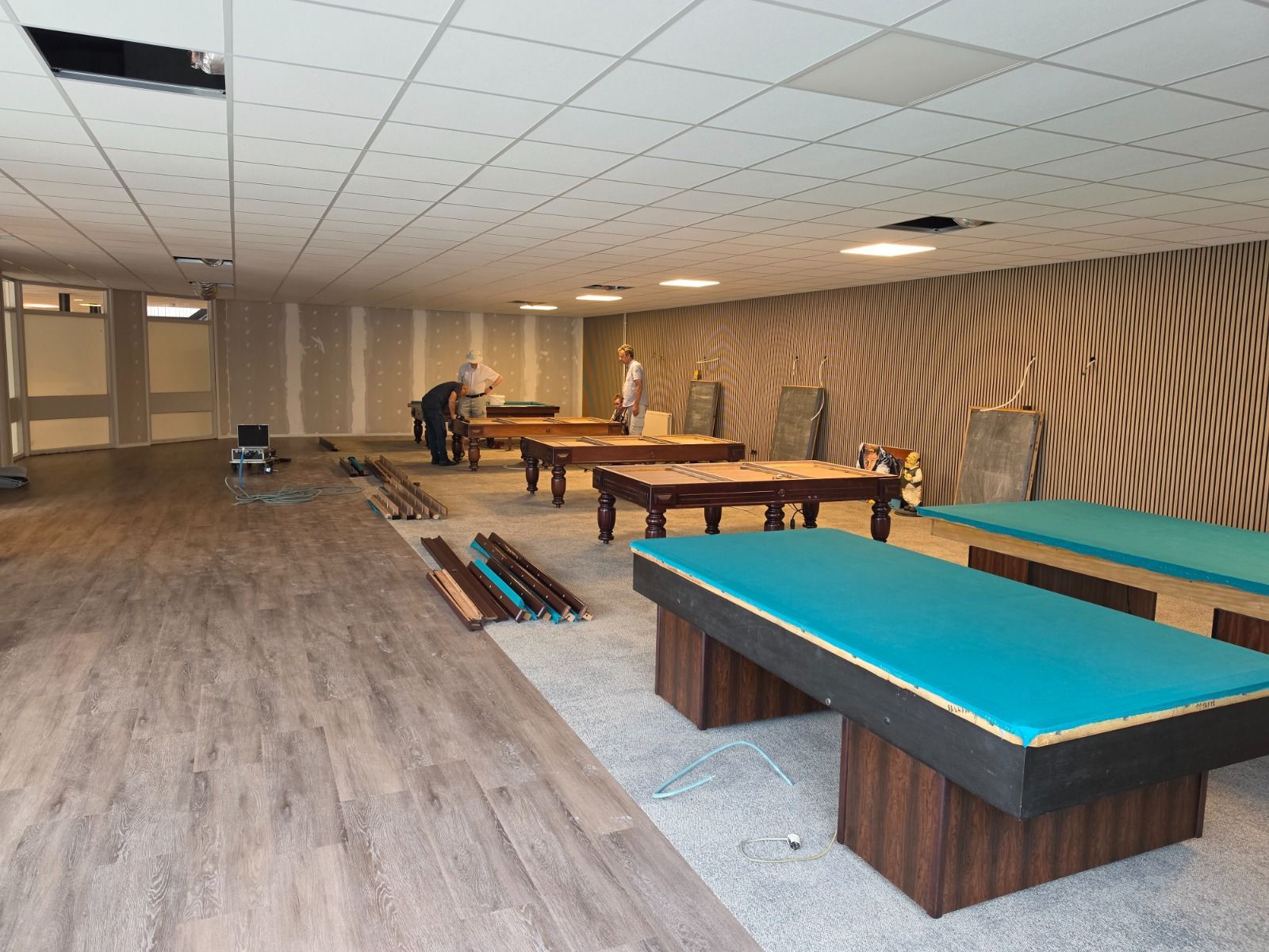 Biljarttafels verhuizen
