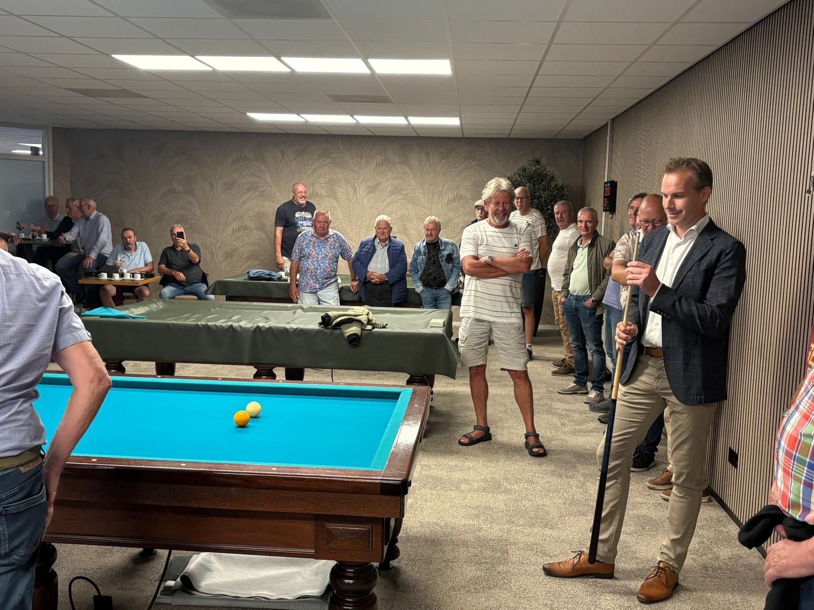 Opening biljartcentrum de Staver, Biljarten GO