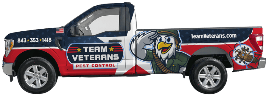Team Veterans Pest Control Service Truck