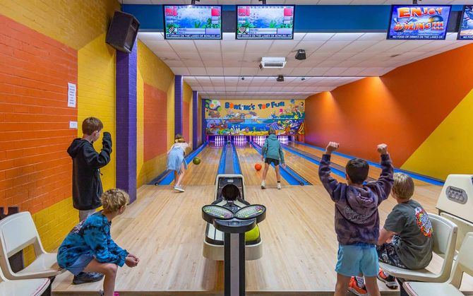 Ten Pin Bowling at Top Fun in Merimbula