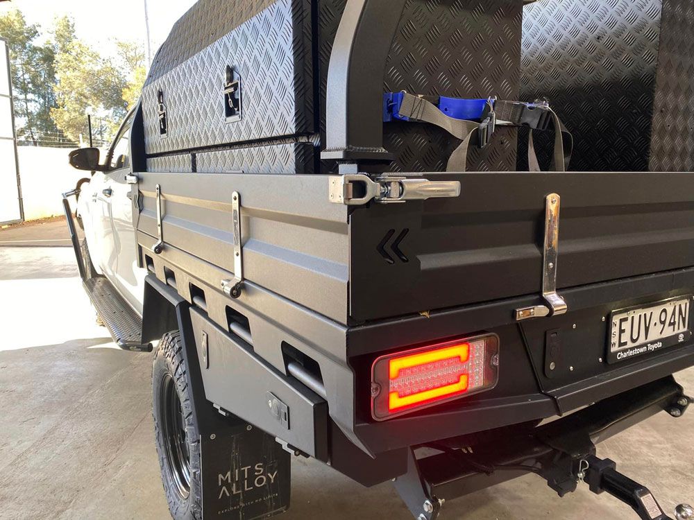 Pick Up Car With Open Light At The Back — Towing Service In Coonabarabran, NSW