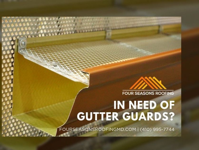Gutter Guards in Maryland by Four Seasons Roofing