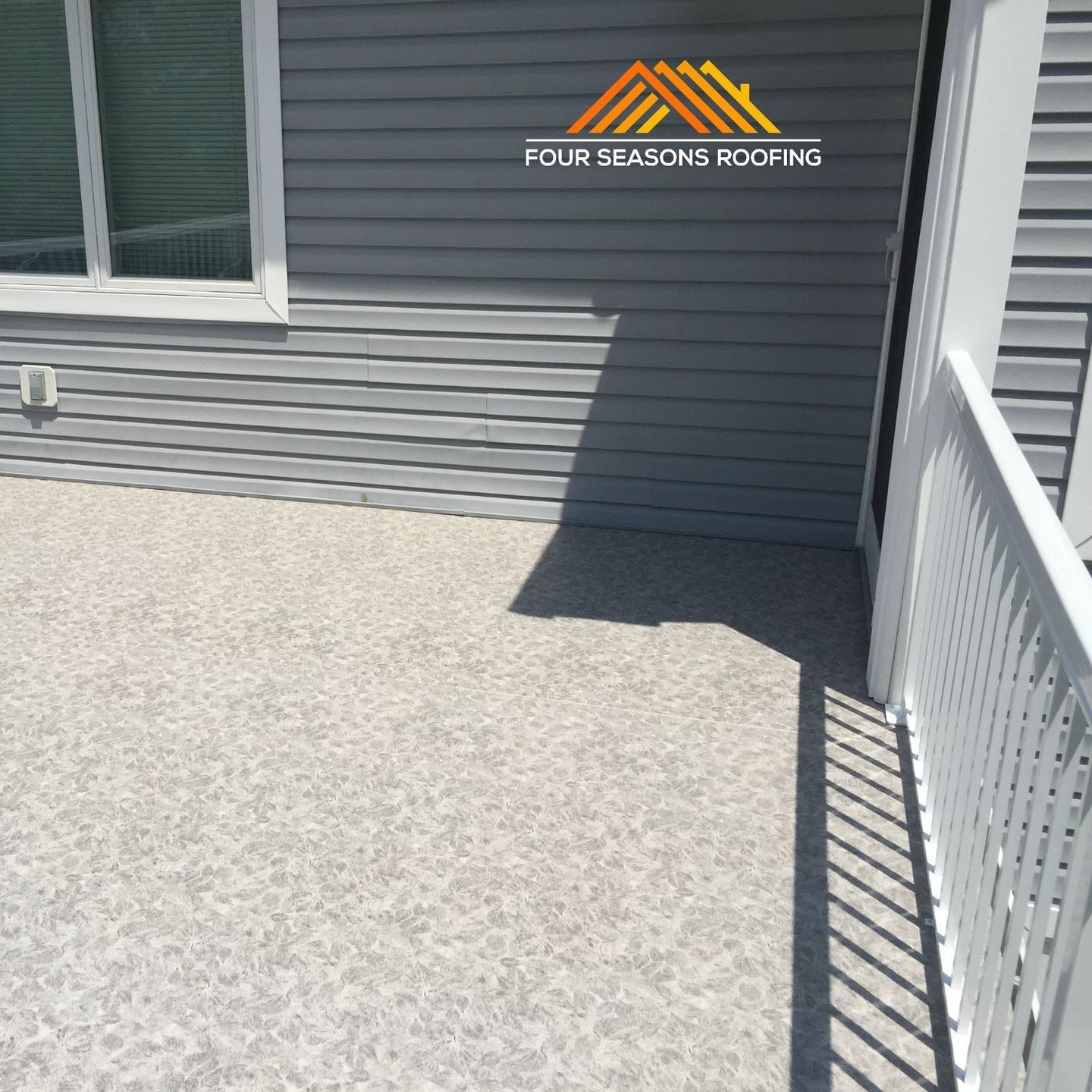 Roof Top Deck in Maryland installed by Four Seasons Roofing