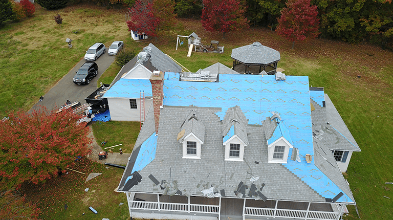 Roof Installation in Pasadena, MD Completed by Four Season Roofing.