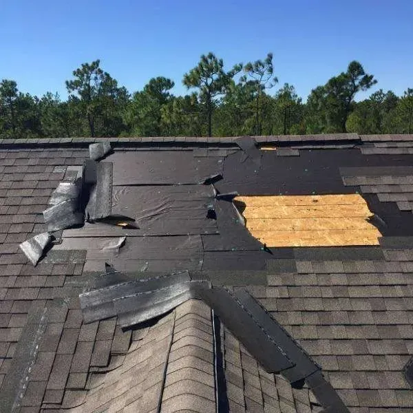 Emergency Roofing Services on a Maryland home, courtesy of Four Seasons Roofing
