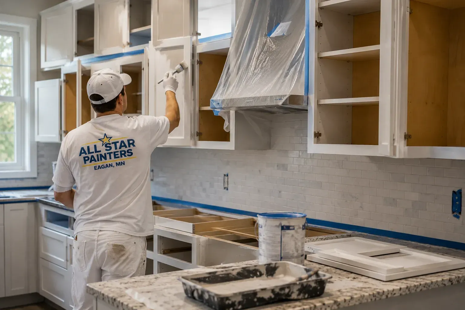 Painting services: how much does interior cabinet painting cost.