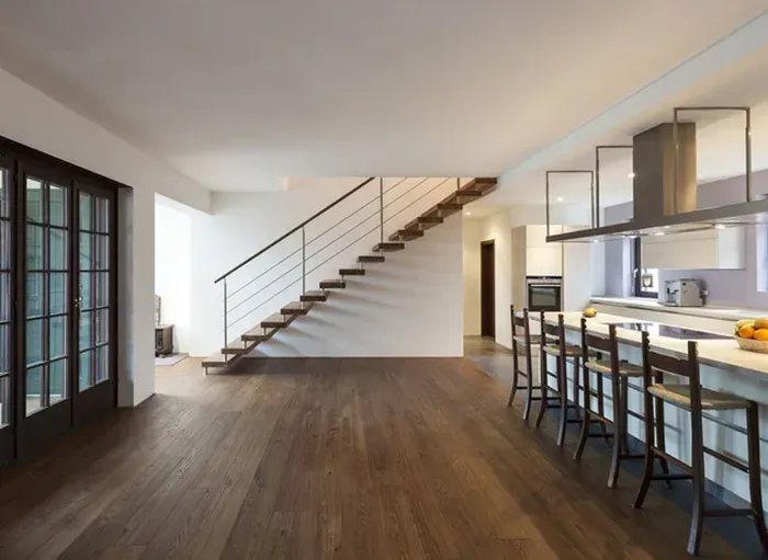Professionally Installed Hardwood Flooring