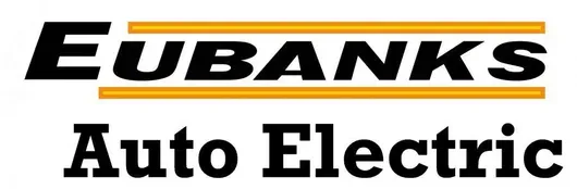 Eubanks Auto Electric logo in black and orange text on a white background