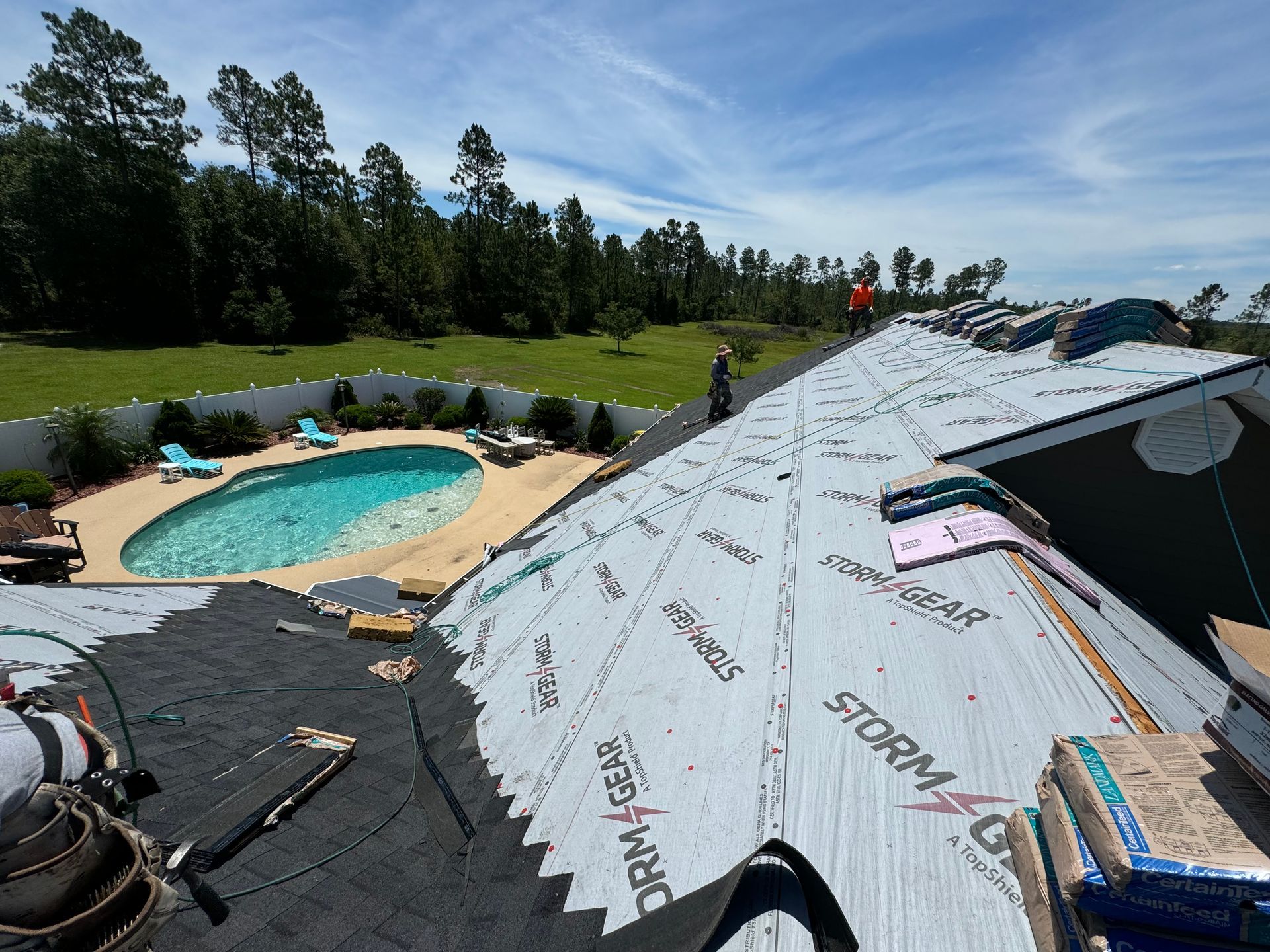 Adel GA residential storm damage roof repair
