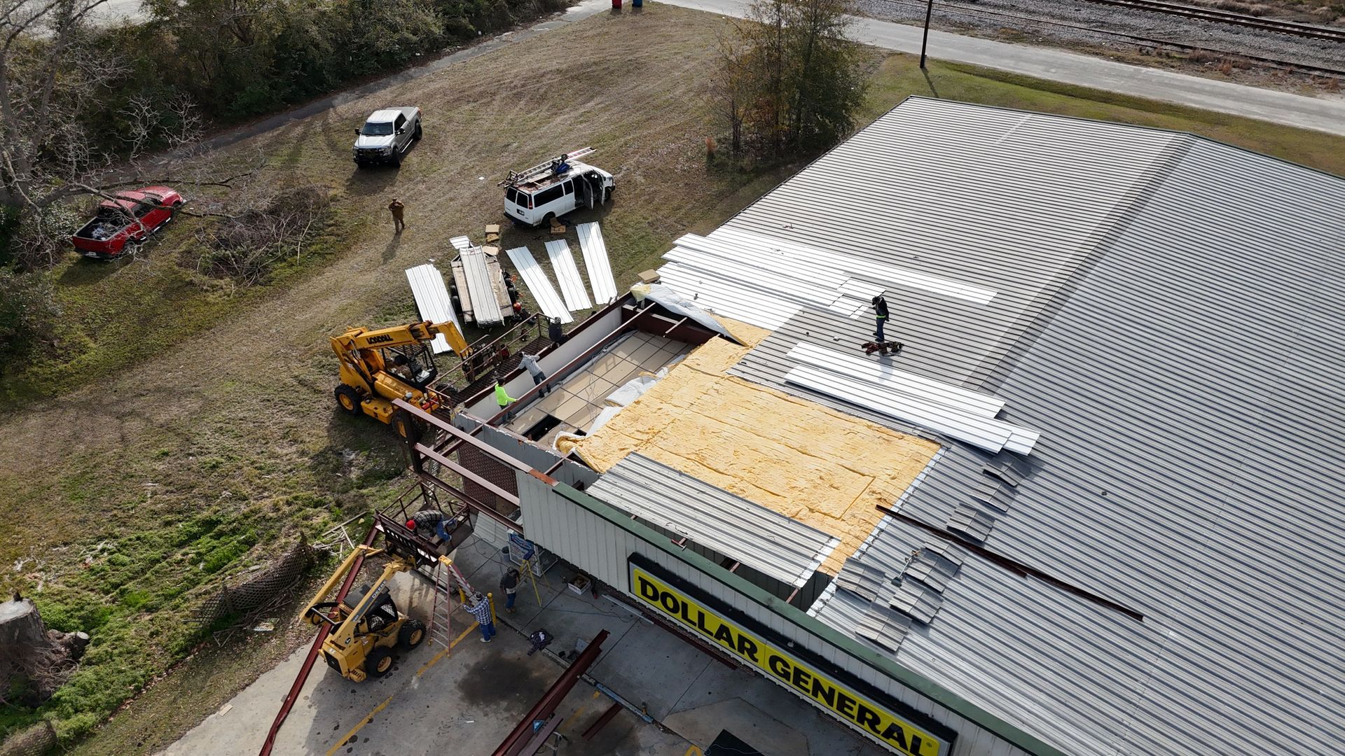 Commercial metal roof replacement in Tifton GA