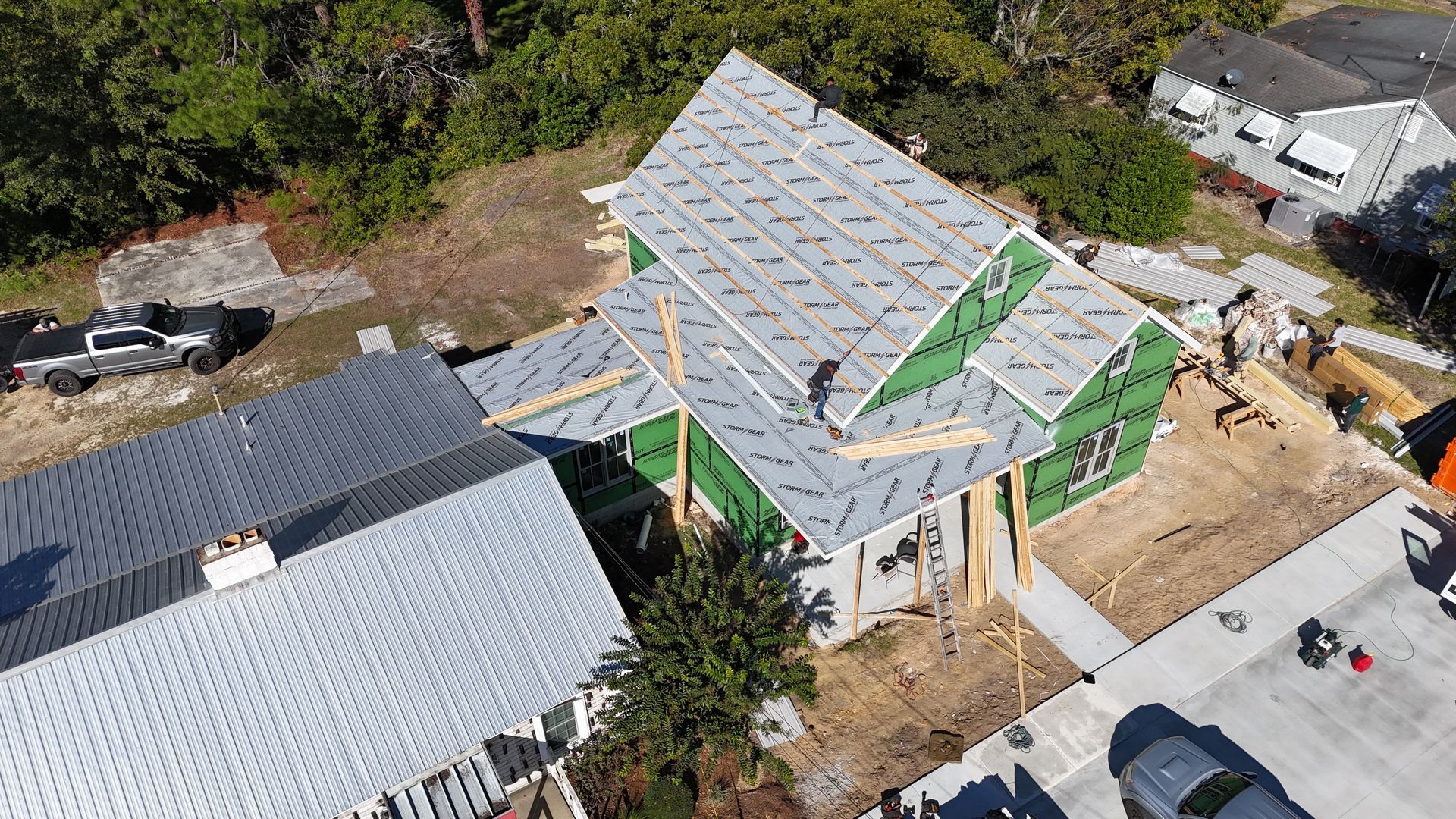 Standing seam metal roof installation Moultrie GA