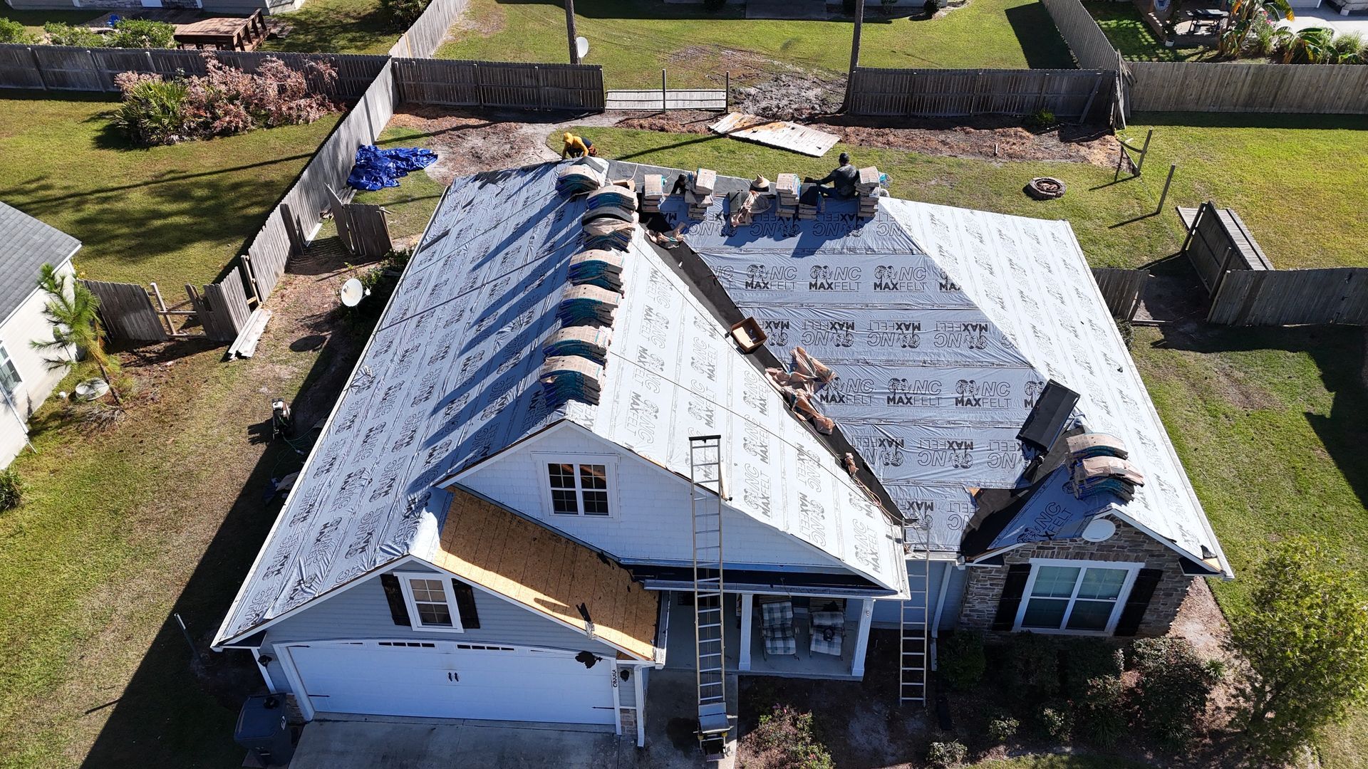 Steep slope roof replacement in Tift County