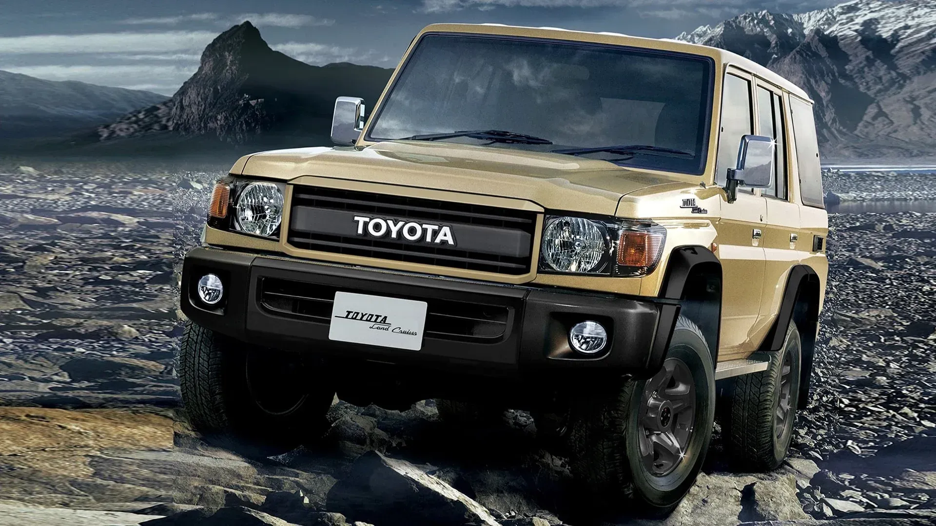 Yellow Land Cruiser