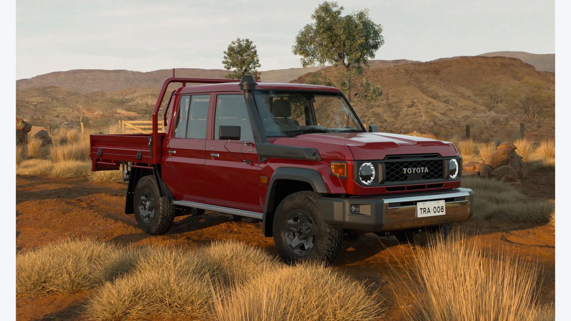 Red Toyota Car