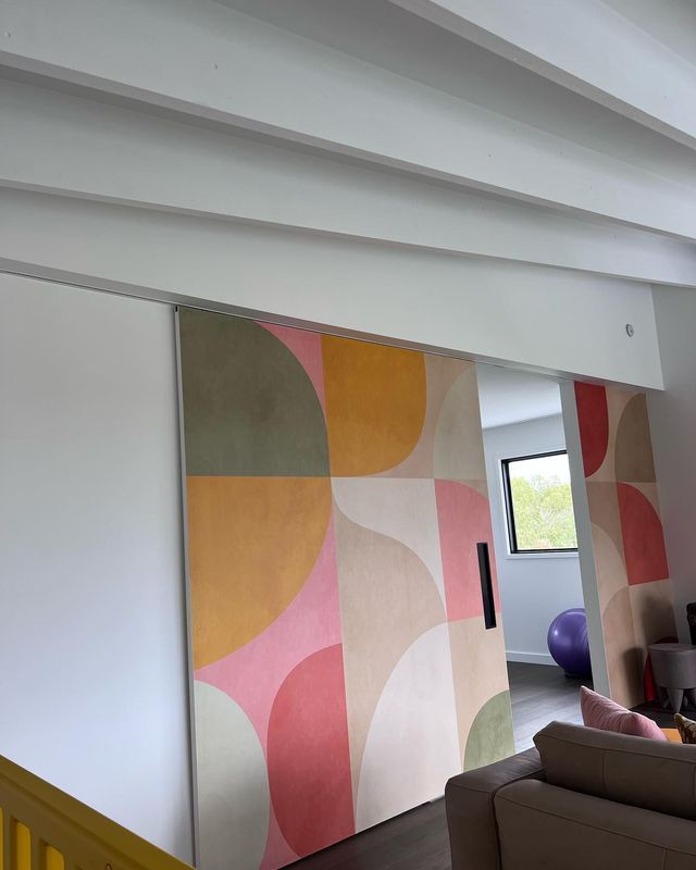 Modern Timber & White Living Room Design — All Coast Painting in Tweed Heads South, NSW