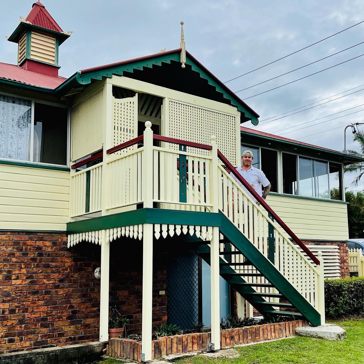 A Man Stands on the Staircase — All Coast Painting in Tweed Heads South, NSW