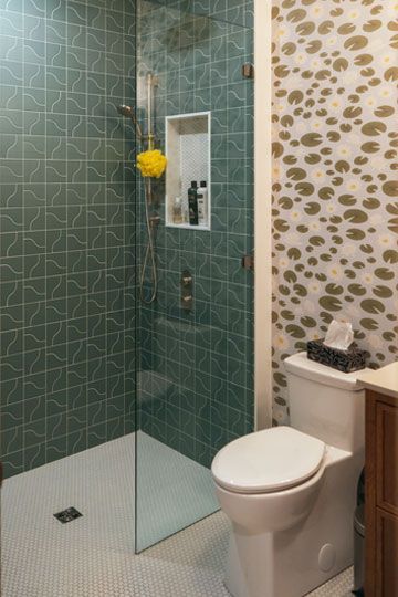 An open floorplan with wide spaces show accessibility in this family cottage.