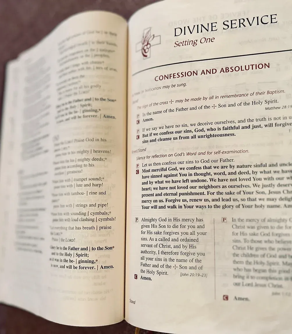 Zion Lutheran Church - Vassar, KS - LSB Hymnal - Inside Pages