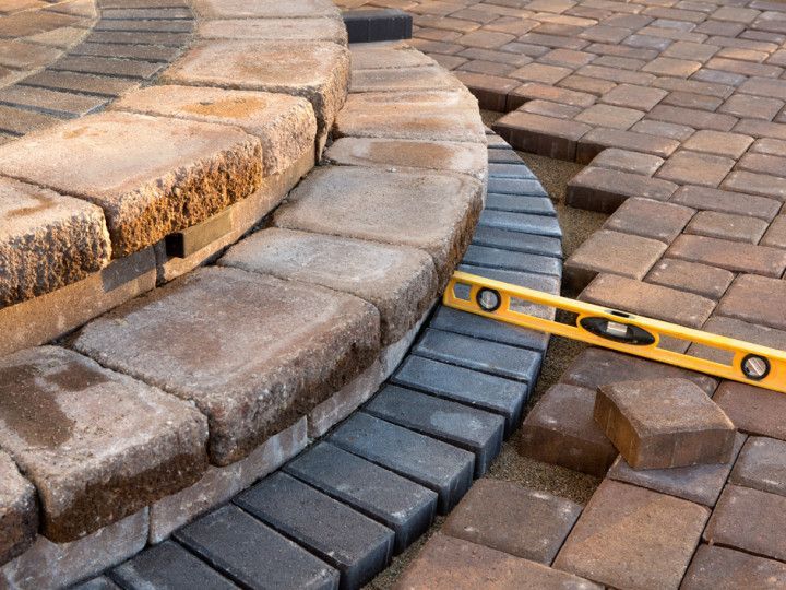 Bricks installation