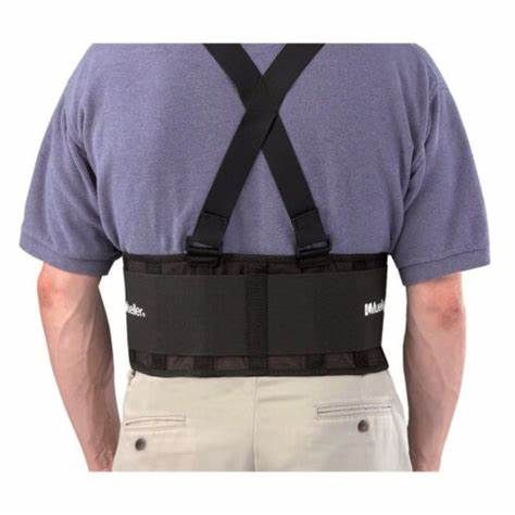 MUELLER (USA) BACK SUPPORT WITH SUSPENDERS