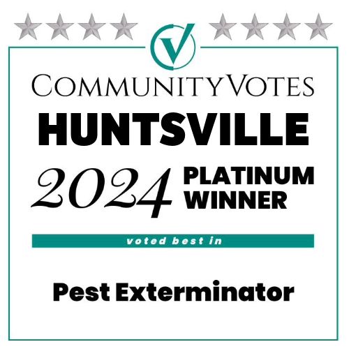 Community votes huntsville platinum winner 2024 voted best in pest exterminator