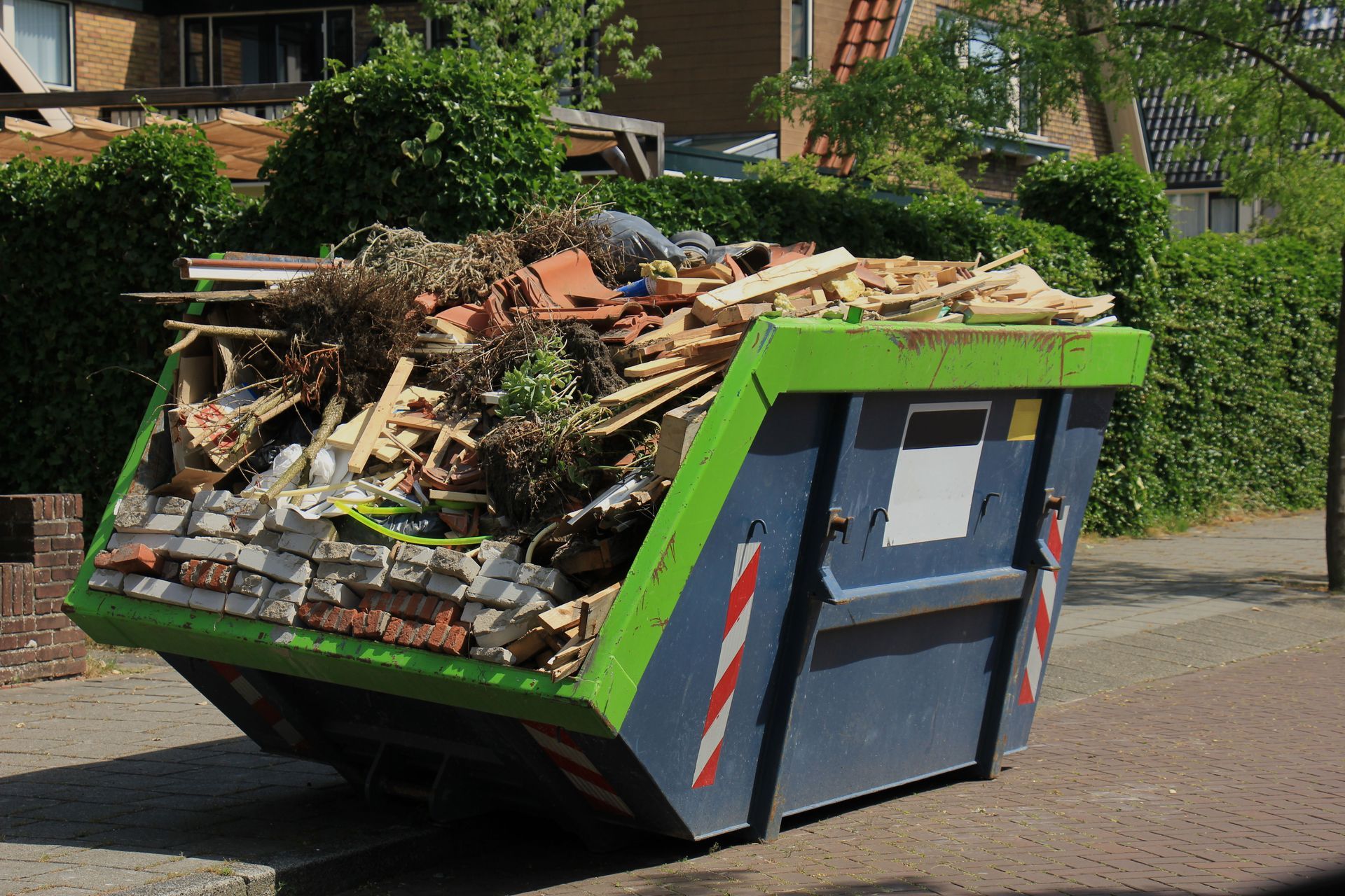 Dumpster rental, offering efficient waste removal and cleanup solutions.