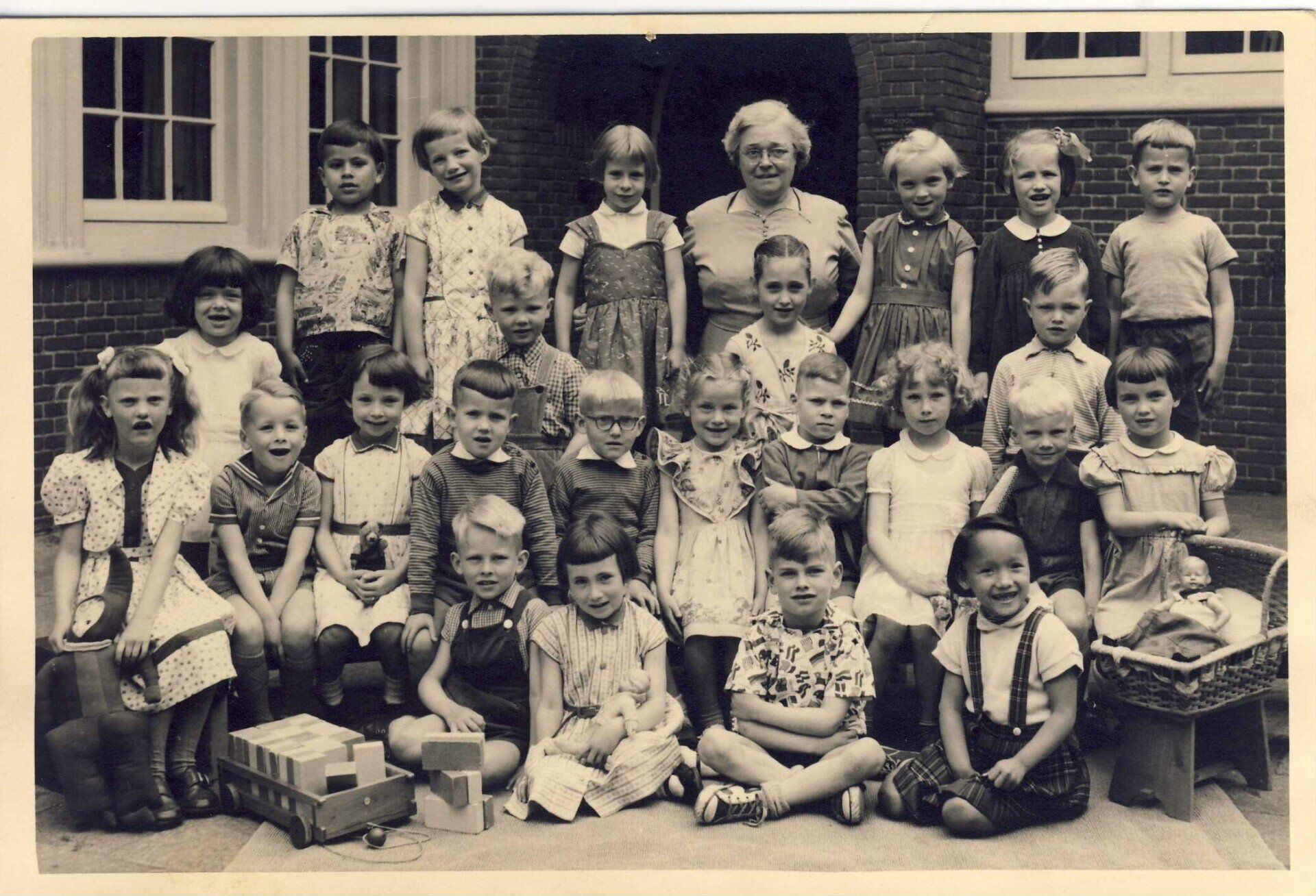 Klassenfoto kleuterklas school