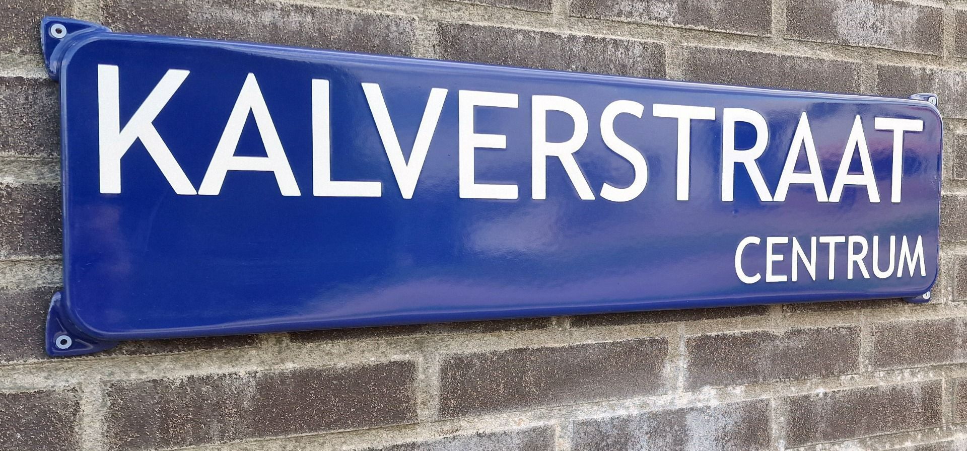 Straatnaambord Kalverstraat centrum
