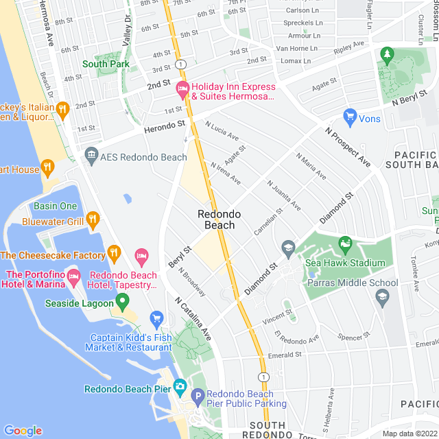 Map of business location