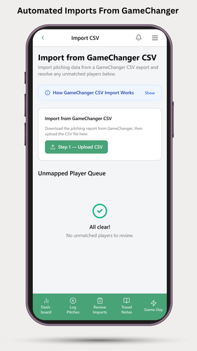 Automated Imports from GameChanger