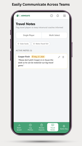 Travel Notes, coach to coach communication you can't miss