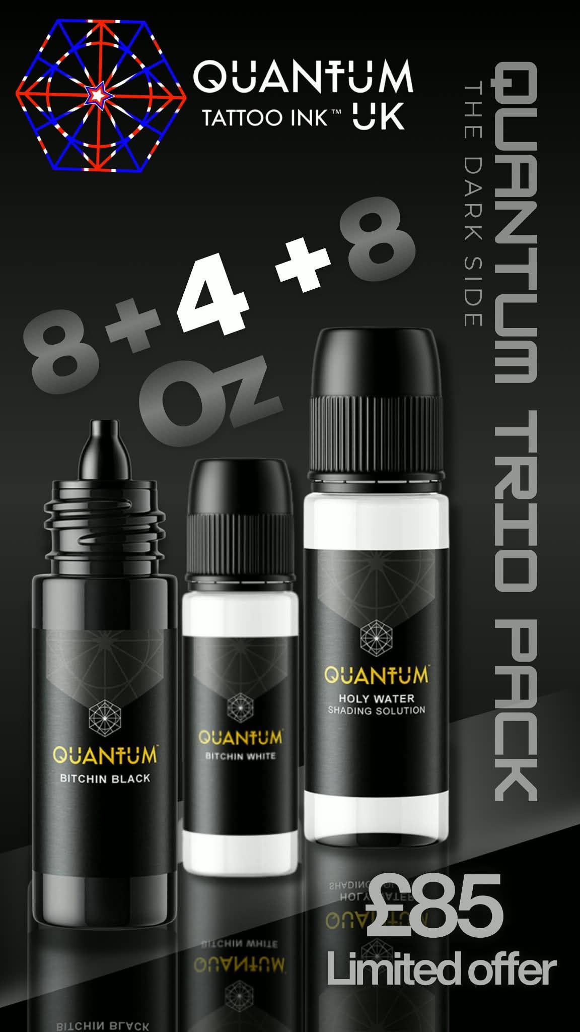 Quantru Inj Quantum Tattoo Ink UK – Professional Vegan Tattoo Inks