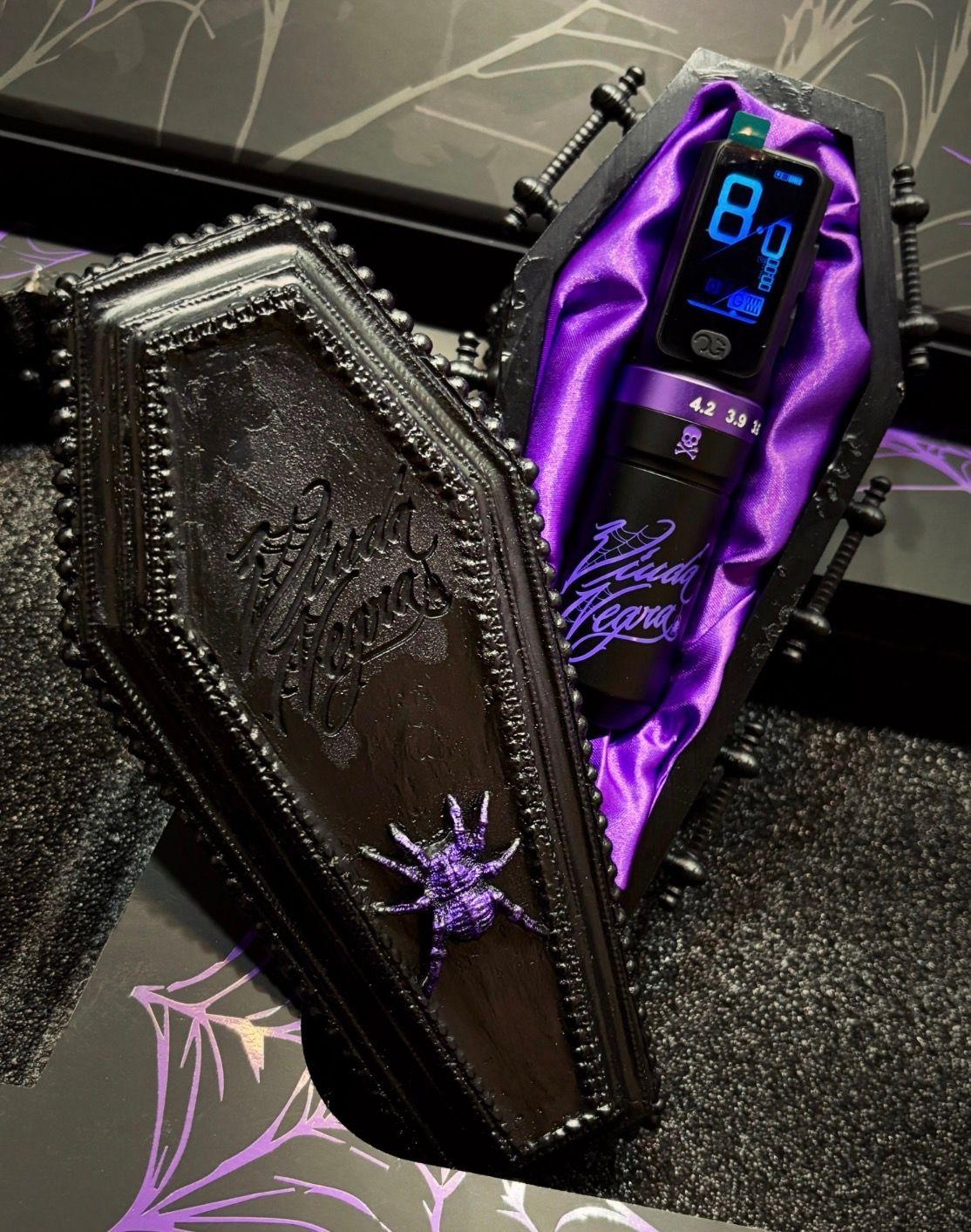 OG Black Widow Wireless Tattoo Pen - Adjustable Stroke