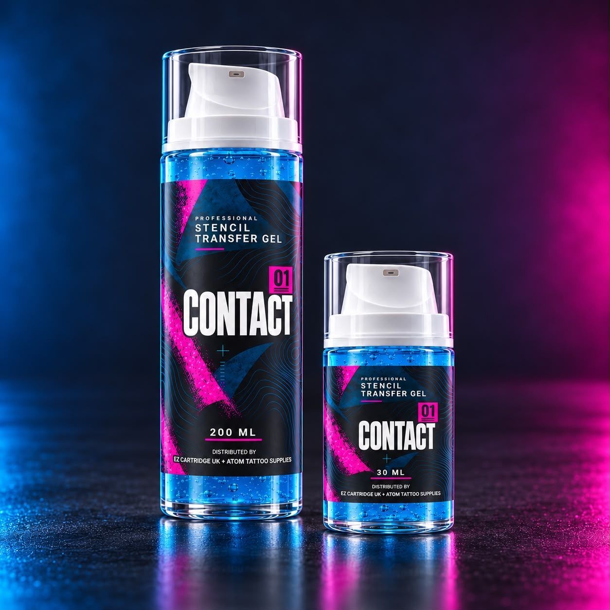 Contact 01 stencil gel