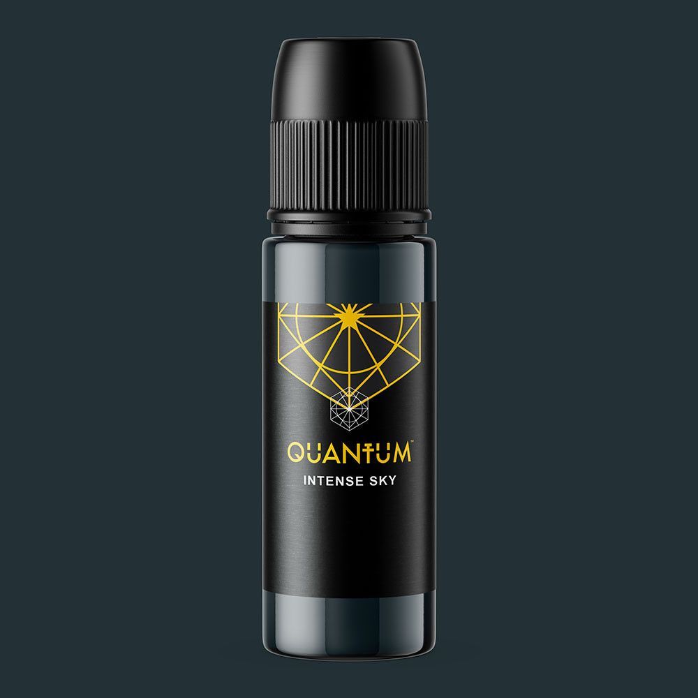 Black bottle labeled