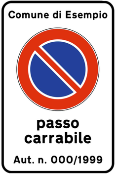 Un cartello con scritto