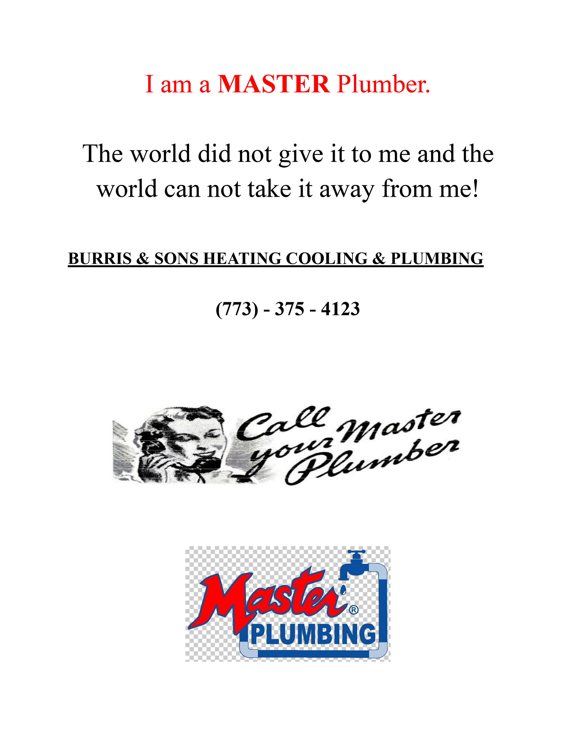 Master Plumber