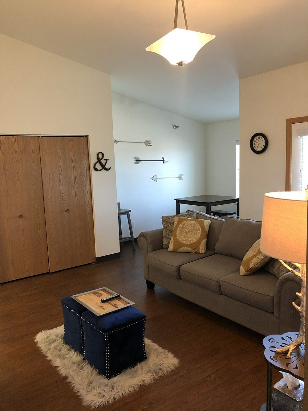 living room with couches