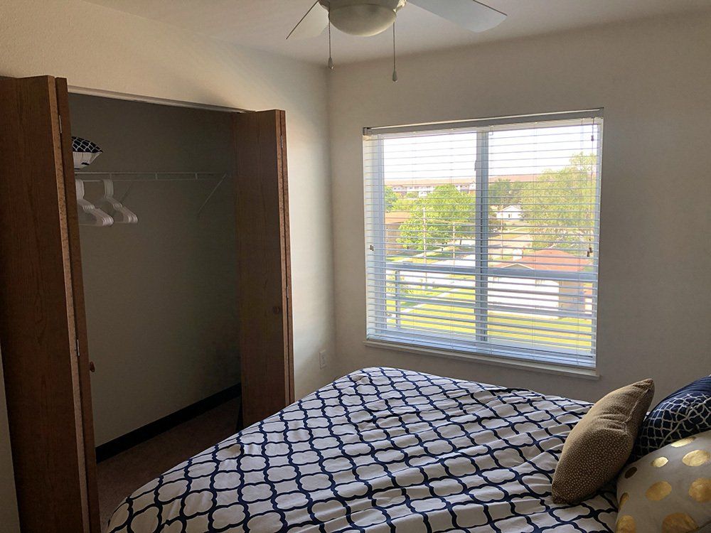bedroom with window