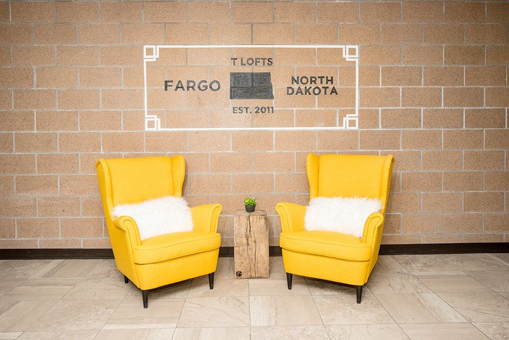 yellow chairs