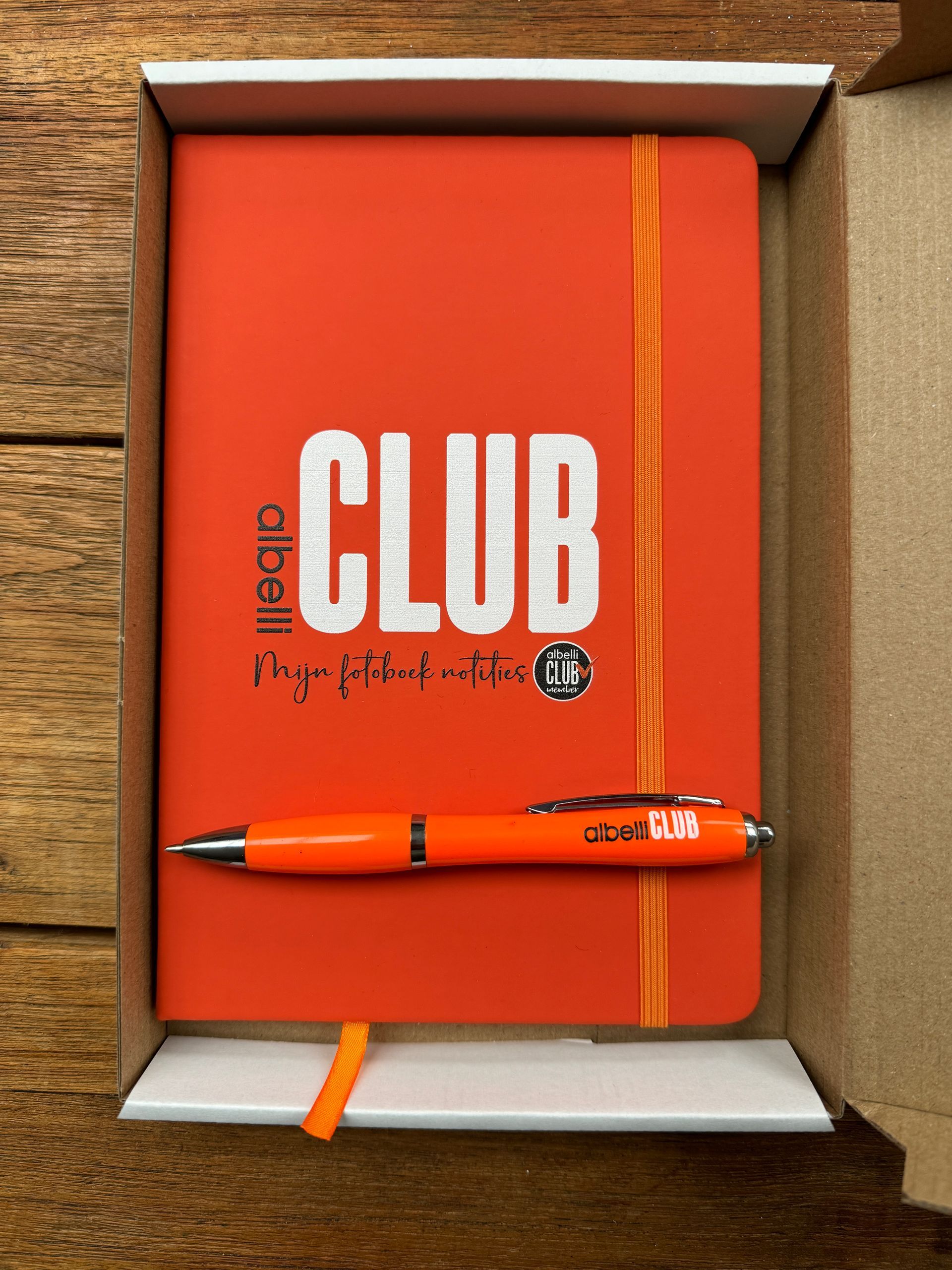 albelliCLUB notitieboek en pen