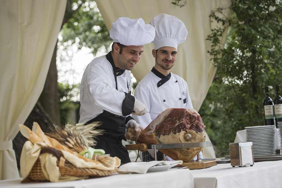 buffet all'aperto