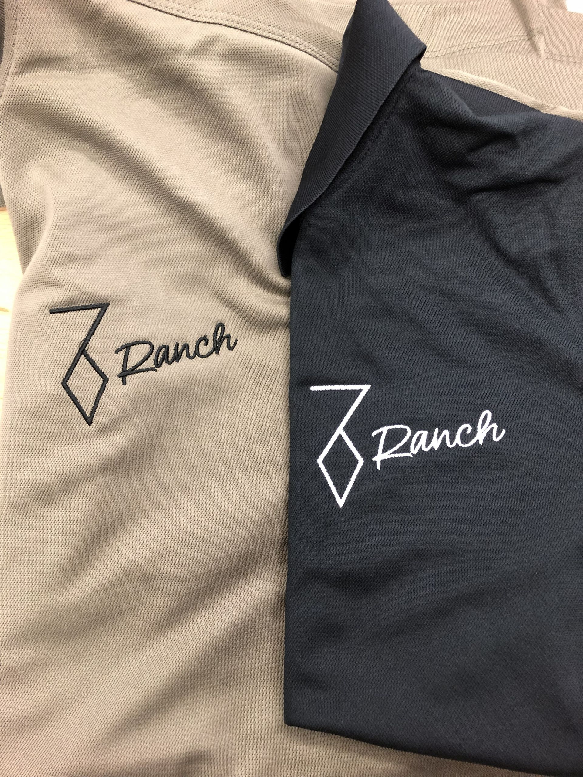 Two mesh bags, beige and black, each with a white 