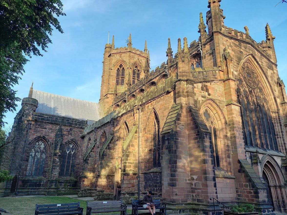 The National Harvest Service at St Mary's Church, Nantwich, on Sunday 11 October. 