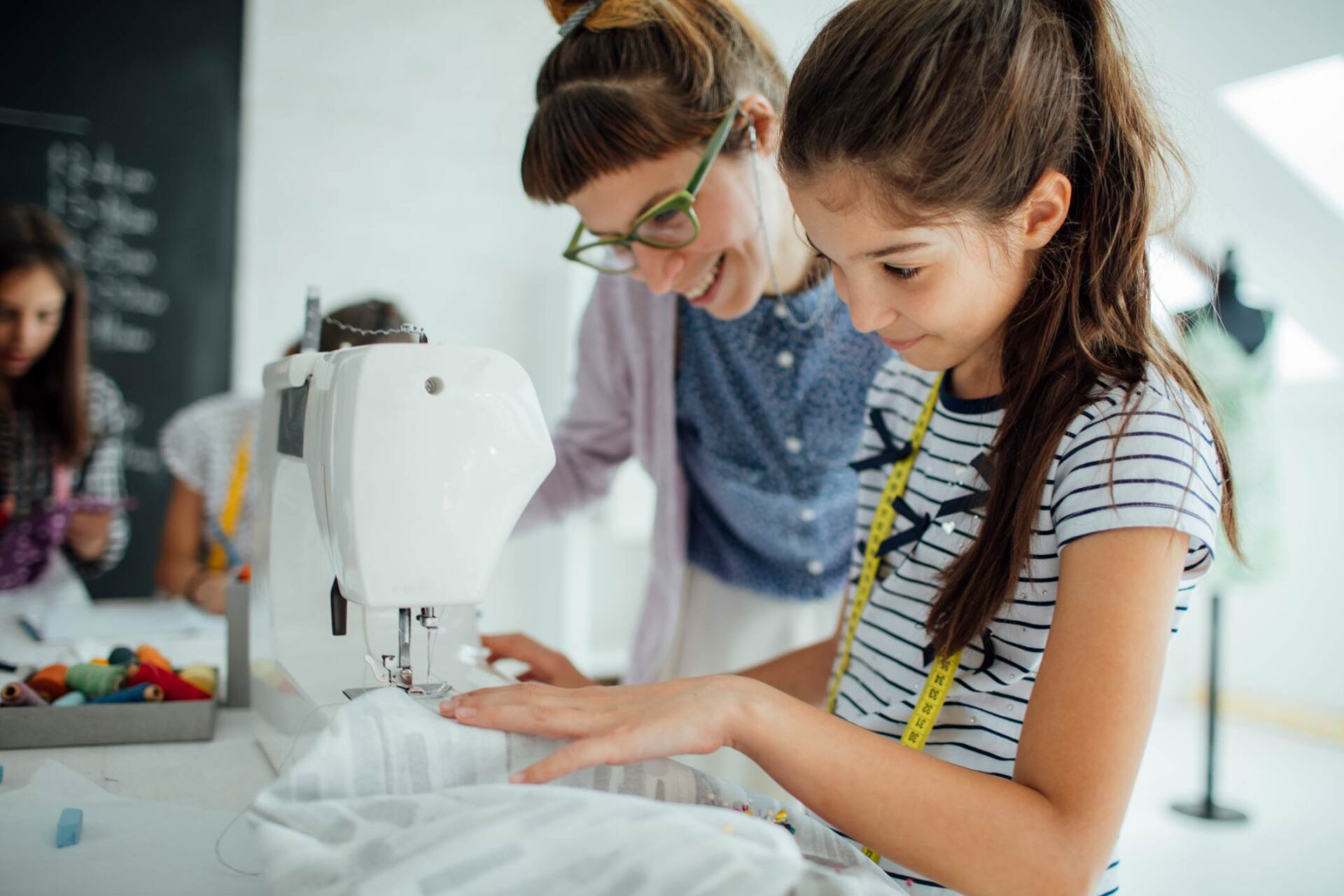 A Girl Sewing Felt Decorations — Crown Point, IN — Grace's School of Sewing