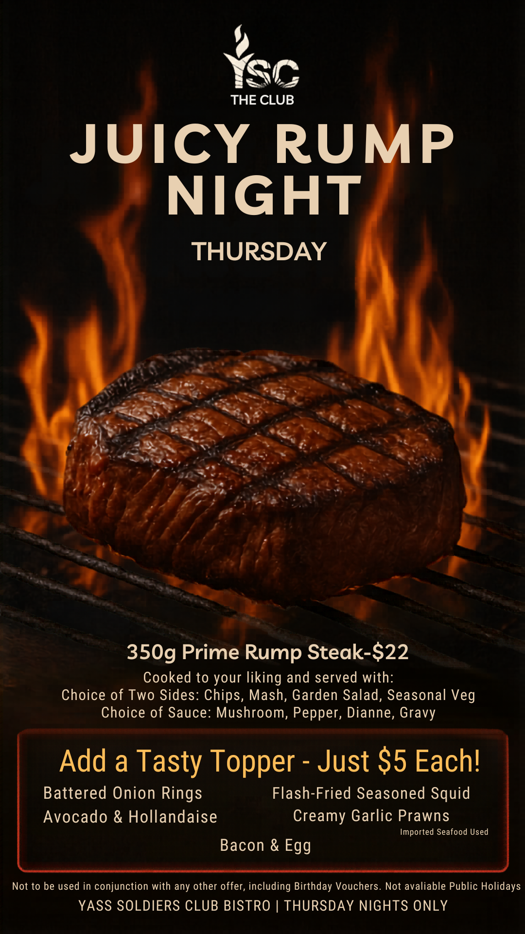 Thursday Steak Night
