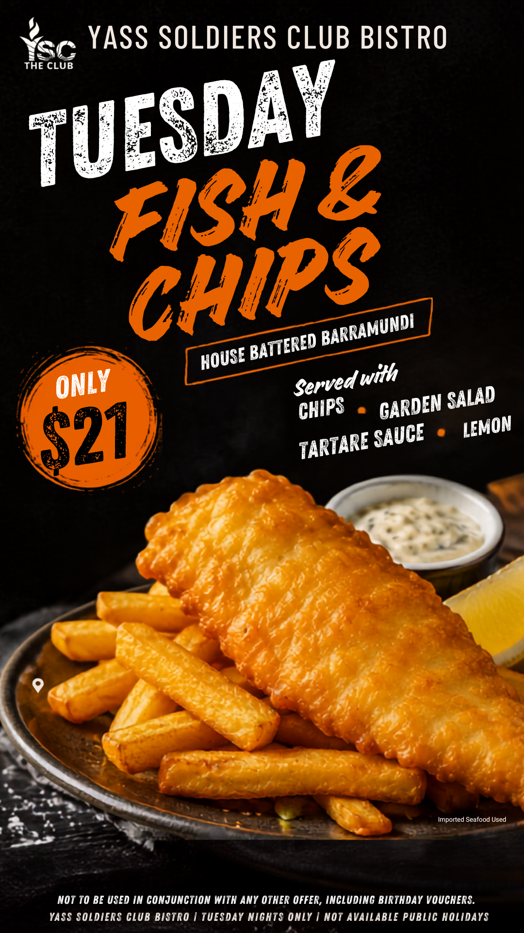 Tuesday Fish Night