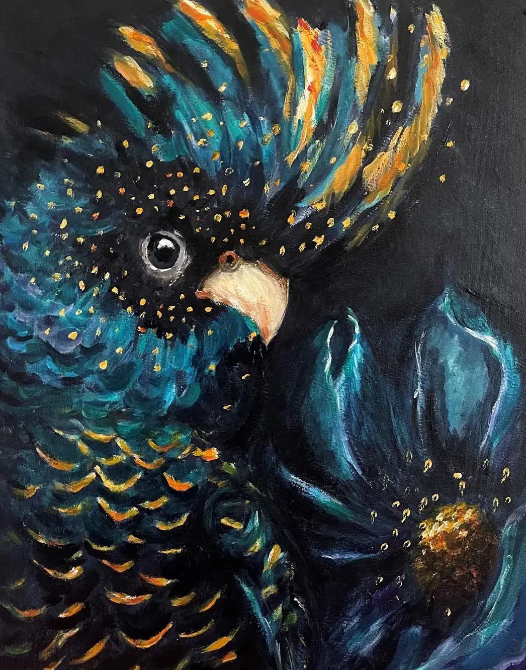 Paint Pinot Black Cockatoo